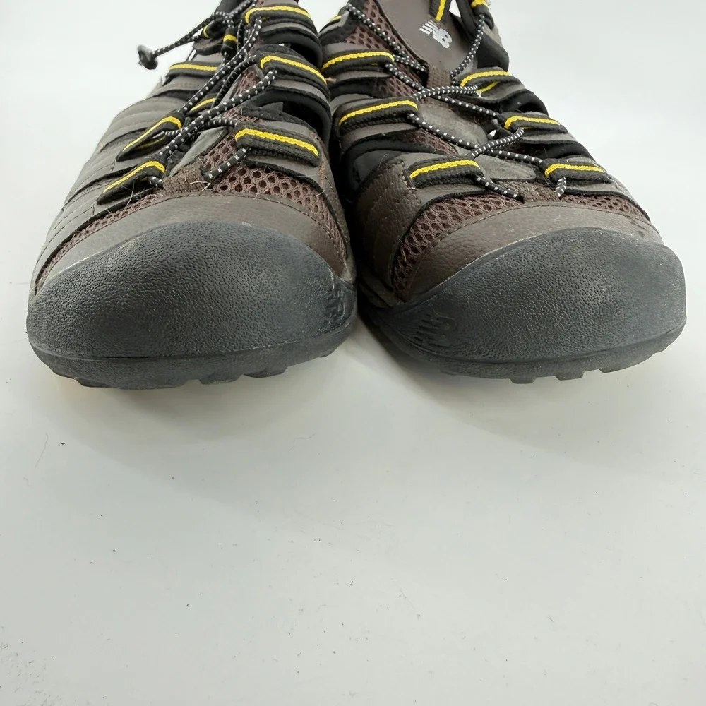 New Balance M2040BR Sandals Mens 15W Brown Closed Toe Hiking Trail Bungee